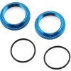 Team Associated 13mm Shock Collars (Blue) -Team Associated Sales asc91928