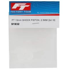 Team Associated Factory Team 13mm 2.5mm Shock Piston (2) (2x1.6mm) -Team Associated Sales asc91932 1