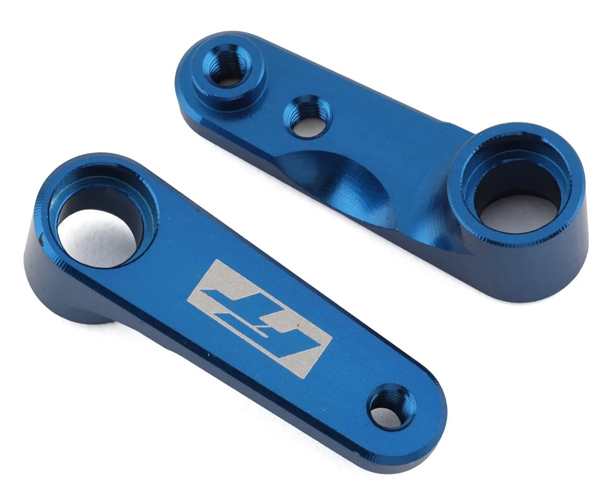Team Associated RC10B6.4 Factory Team Steering Bell Cranks (Blue) 3 Team Associated RC10B6.4 Factory Team Steering Bell Cranks (Blue)