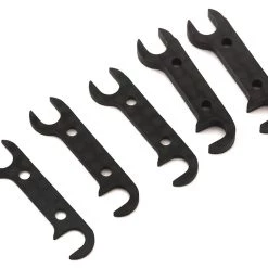 Team Associated RC10B74 Graphite Rear Hub Link Shim Set