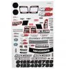 Team Associated SC10.2 Factory Team Decal Sheet -Team Associated Sales asc9920